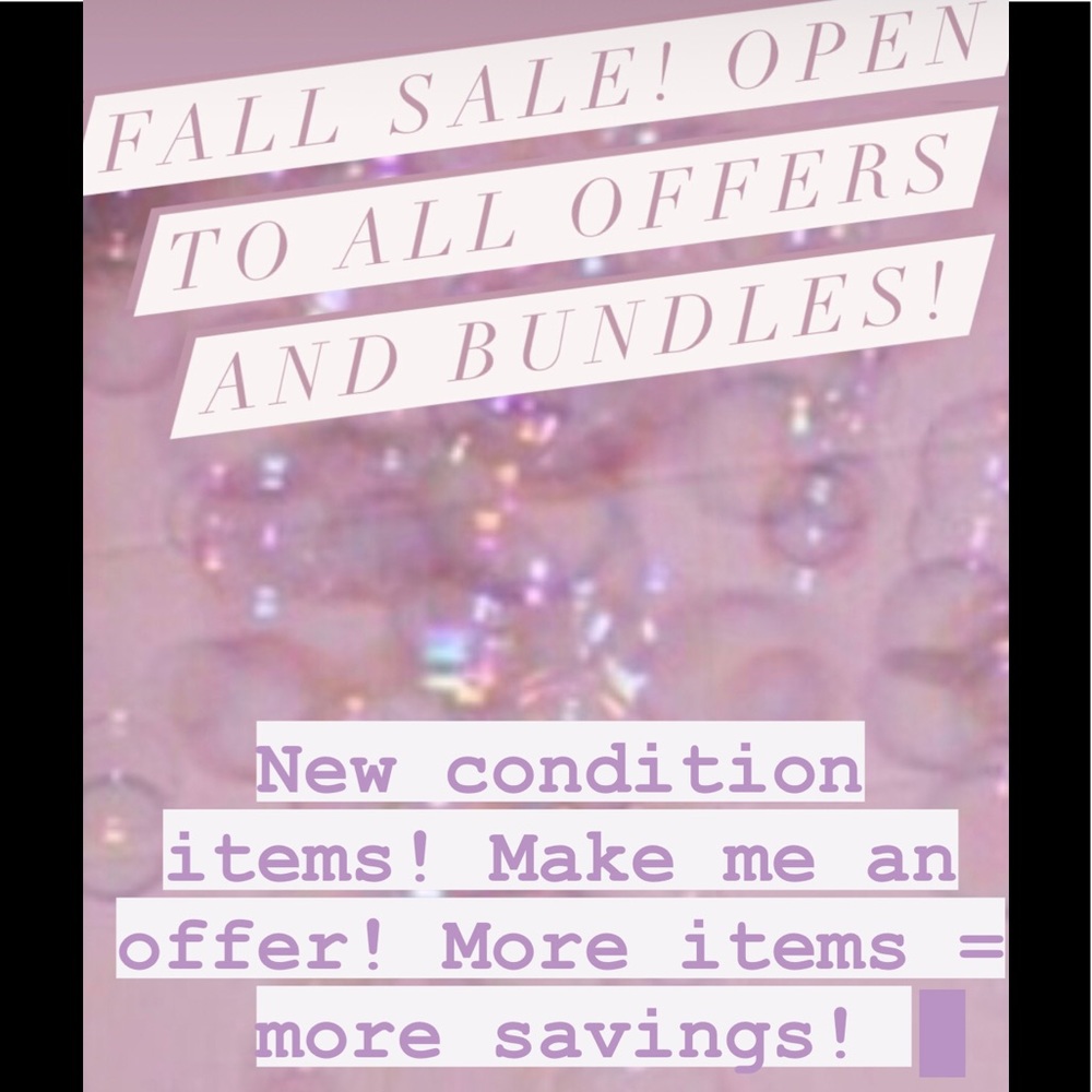 Fall sale!